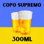Copo Descartável Plástico 300ml Supremo Prafesta Com 40un