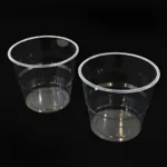 100un Copo Descartável Supremo 150ml Cristal Semi Acrilico