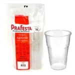 120un Copo Descartável Supremo 300ml Cristal Semi Acrílico