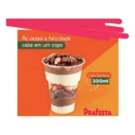 120un Copo Descartável Supremo 300ml Cristal Semi Acrílico