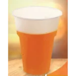 60un Copo Descartavel Supremo Cristal 400ml Semi Acrilico