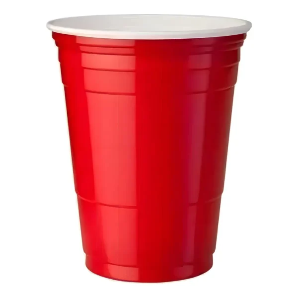 Copo Descartável Trik Trik Copo Americano Americano De 400ml Cor Vermelho Kit Com 50 Unidades