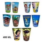 Copo Label Kit Com 5 Unid Personalizado Temas Infantil 400ml