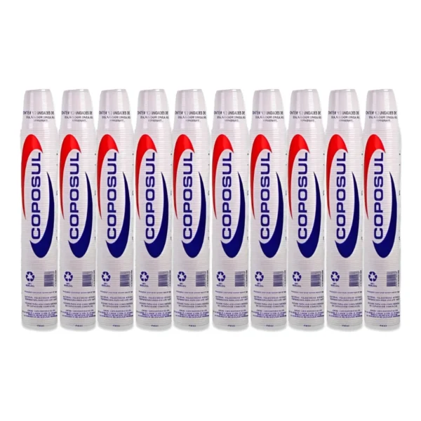 Copo Plástico 200ml Ps Branco C/1.000 Unidades