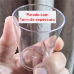 Copo Shot Acrílico 70ml Liso Para Transfer E Personalização