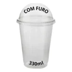 Copo Tampa Bolha 330 Ml Doces Sobremesa Bolo Gourmet 50 Und