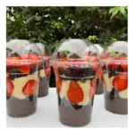 Copo Tampa Bolha 330 Ml Doces Sobremesa Bolo Gourmet 50 Und