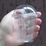 Copo Tampa Bolha Sem Furo 150ml Plastilania C/20 Cor Transparente