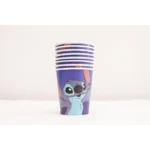 Copinho Stitch Copo De Papel 200ml Pct C/ 8 Festcolor Morado