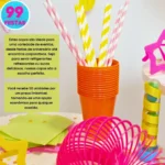 Copos Descartáveis De 200ml Para Festa: 100 Unidades