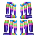 Copos Descartaveis Neon 200ml Brilha Na Luz Negra 5 Cores