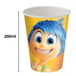 8 Copos Festa Divertidamente 200ml