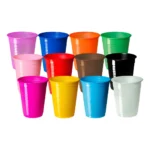 Copos Trik Trik 200ml Coloridos Descartáveis 200 Un.