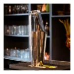 Coqueteleira De Boston 28oz Inox E Tampa 485ml Vidro Liso
