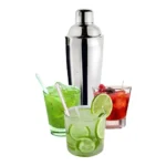 Coqueteleira Em Aço Inox 750ml - Crie Drinks Aromáticos Cor Cinza