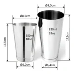 Coqueteleira Profissional Drinks Caipirinha Bar Boston