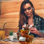 Copo De Uísque Esculpido Em 3d Em Forma De Dachshun