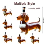 Copo De Uísque Esculpido Em 3d Em Forma De Dachshun