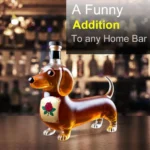 Copo De Uísque Esculpido Em 3d Em Forma De Dachshun