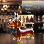 Copo De Uísque Esculpido Em 3d Em Forma De Dachshun