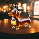 Copo De Uísque Esculpido Em 3d Em Forma De Dachshun