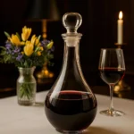 Bormioli Rocco Loto Decantador Vinho Vidro Jarra Tampa Licoreira Suco Água Destilados Uísque