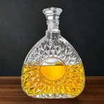 Decantador de licor de vidro com tampa hermética - 755 ml