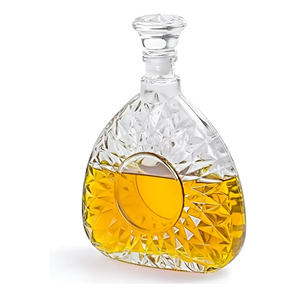 Decantador de licor de vidro com tampa hermética - 755 ml Decantador de licor de vidro com tampa hermética - 755 ml