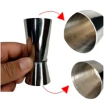 Dosador De Bebida Com Medida Interna Em Inox Tamanho 25x50 Cinza