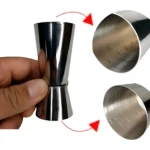 Dosador De Bebida Inox 25x50 Com Marcação Interna Cinza