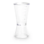 02 Dosador De Bebidas Acrílico Cristal C/ Medidor 50x20ml