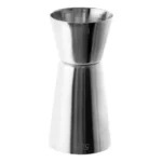 Dosador Duplo De Bebidas Em Aço Inox Medida De 50ml E 25ml