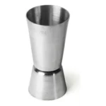 Dosador Duplo De Bebidas Em Aço Inox Medida De 50ml E 25ml