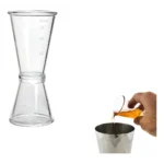 Dosador Duplo Inox 20ml/40ml Copo Medidor Bebida Drink Whisk