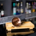 Dosador Duplo Inox Bronze E Preto 25ml E 50ml Mimostyle