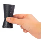 Dosador Duplo Inox Bronze E Preto 25ml E 50ml Mimostyle