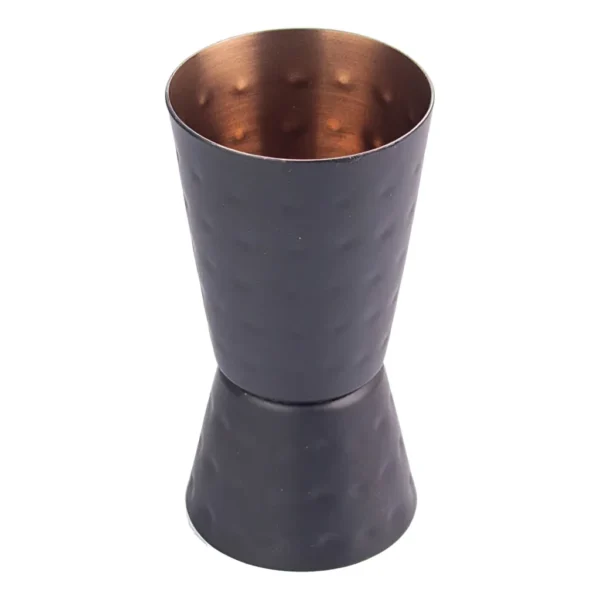 Dosador Duplo Inox Bronze E Preto 25ml E 50ml Mimostyle