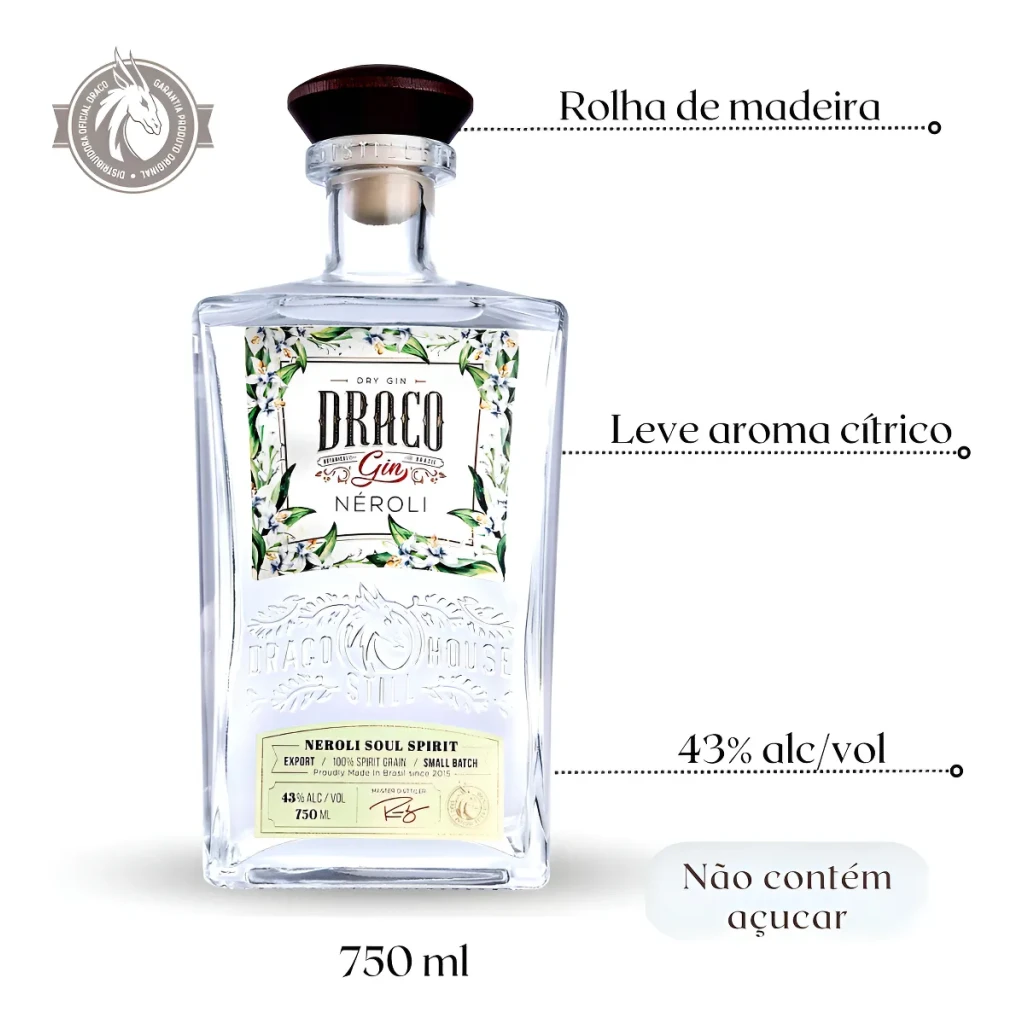 Draco Néroli - Gin Premium Draco Néroli - Gin Premium