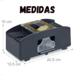 Embaralhador De Cartas Automático Misturador Para 2 Baralhos Poker Truco A Pilha