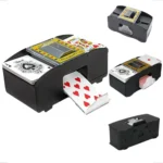 Embaralhador De Cartas Automático Misturador Para 2 Baralhos Poker Truco A Pilha