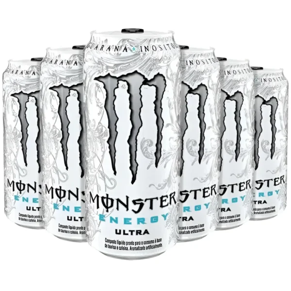 Energético Monster Ultra 473ml - 6 Unidades