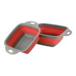 Escorredor De Alimentos Legumes Macarrão Retrátil Silicone