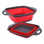 Escorredor De Alimentos Legumes Macarrão Retrátil Silicone