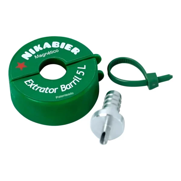 Extrator Acionador Magnético Para Barril Heineken Chopp 5l Goldbeer Cor Verde