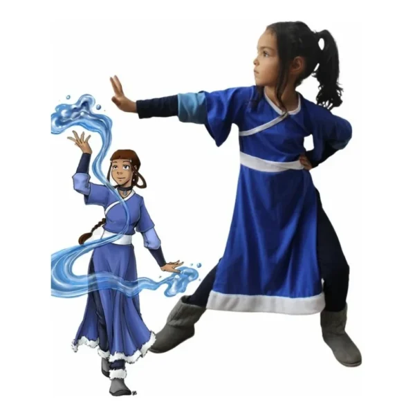 Fantasia Katara Infantil Cosplay Avatar