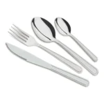 Faqueiro Tramontina Búzios cem Aço Inox com Detalhe 24 Peças