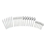 Faqueiro Tramontina Búzios cem Aço Inox com Detalhe 24 Peças