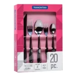 Faqueiro Tramontina Laguna Aço Inox 20 Peças - 6690 Cor Cinz Cor Cinza
