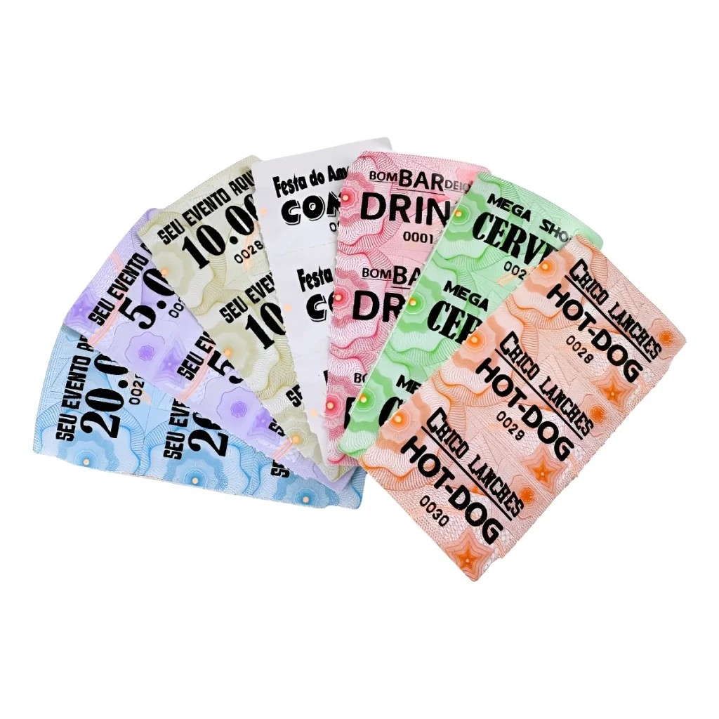 Fichas De Bar, Tickets, Personalizado, Vale-valor - 1.000un Fichas De Bar, Tickets, Personalizado, Vale-valor - 1.000un