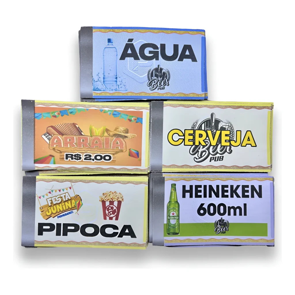 2500 Fichas Bar Personalizado Ticket Bar Festas Consumação 2500 Fichas Bar Personalizado Ticket Bar Festas Consumação